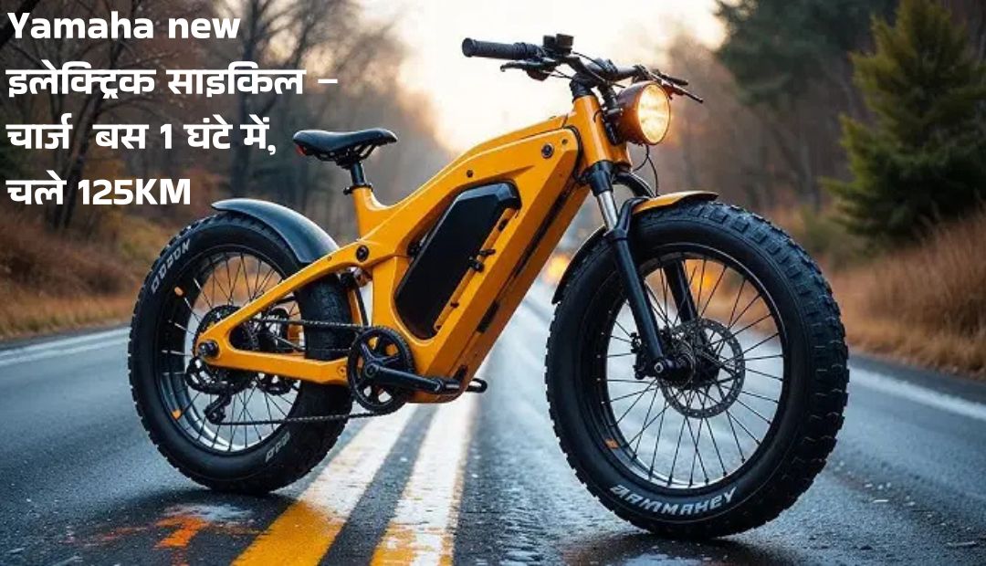 Yamaha लाई शानदार नई इलेक्ट्रिक साइकिल – चार्ज हो जाए बस 1 घंटे में, चले पूरे 125KM तक